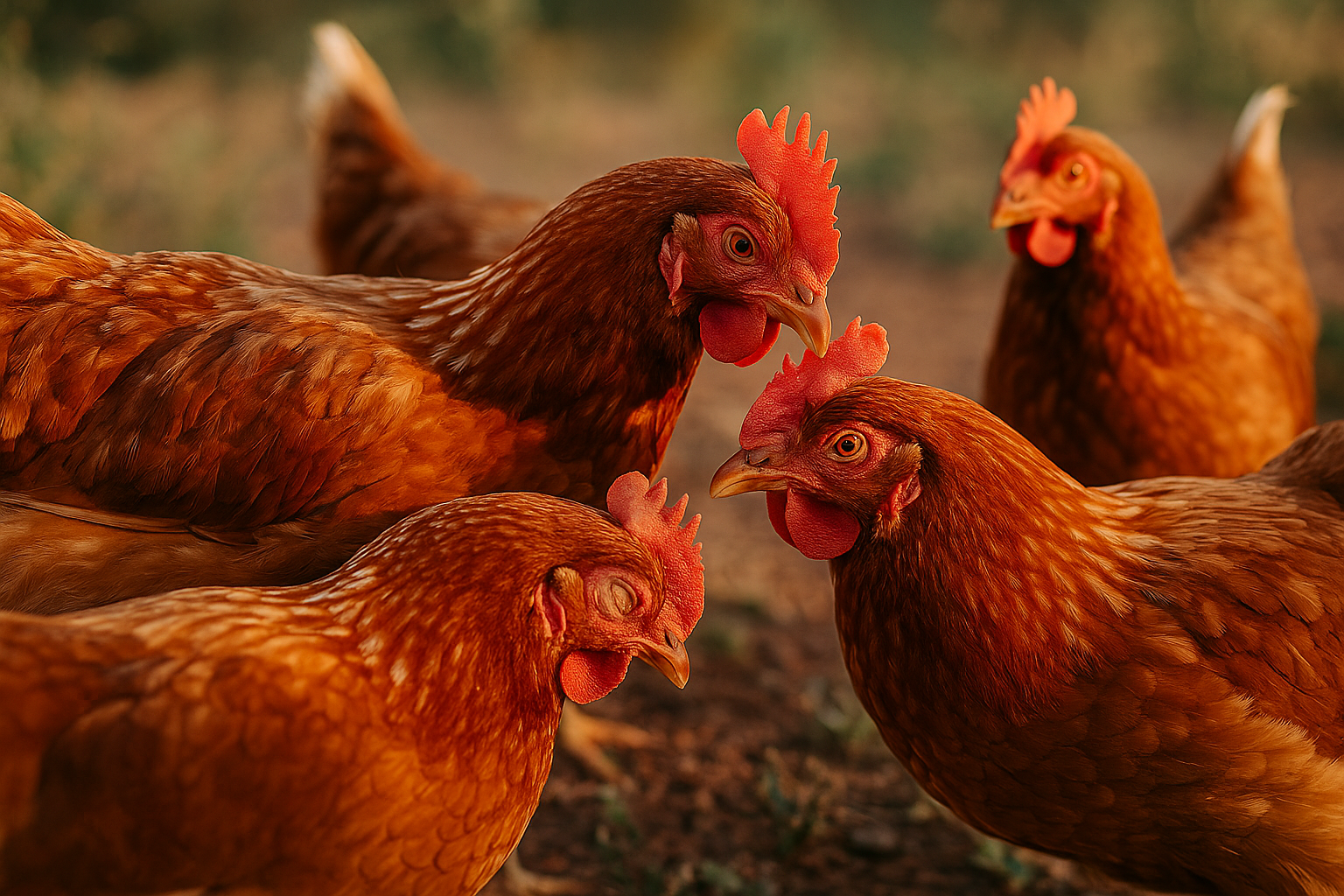 Jerarquía entre gallinas